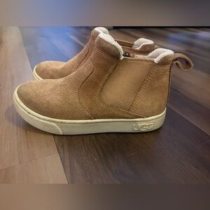 UGG Kids Tan Suede Boots